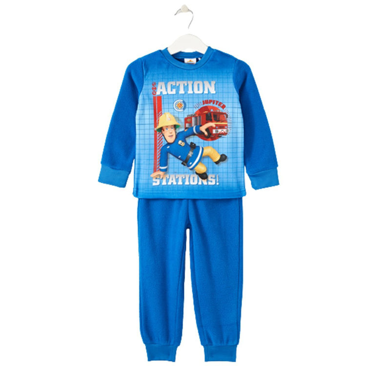 Picture of 4153 FIREMAN SAM THERMAL FLEECY TWO PIECE PYJAMA